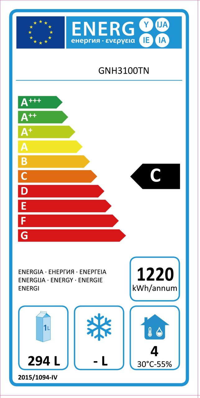 Table réfrigérée ECO 3/0 - GN 1/1
