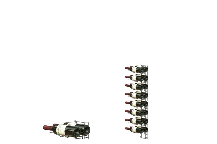WijnFlessenrek Presentatie 16 Flessen - 8 niveaus - 75cl