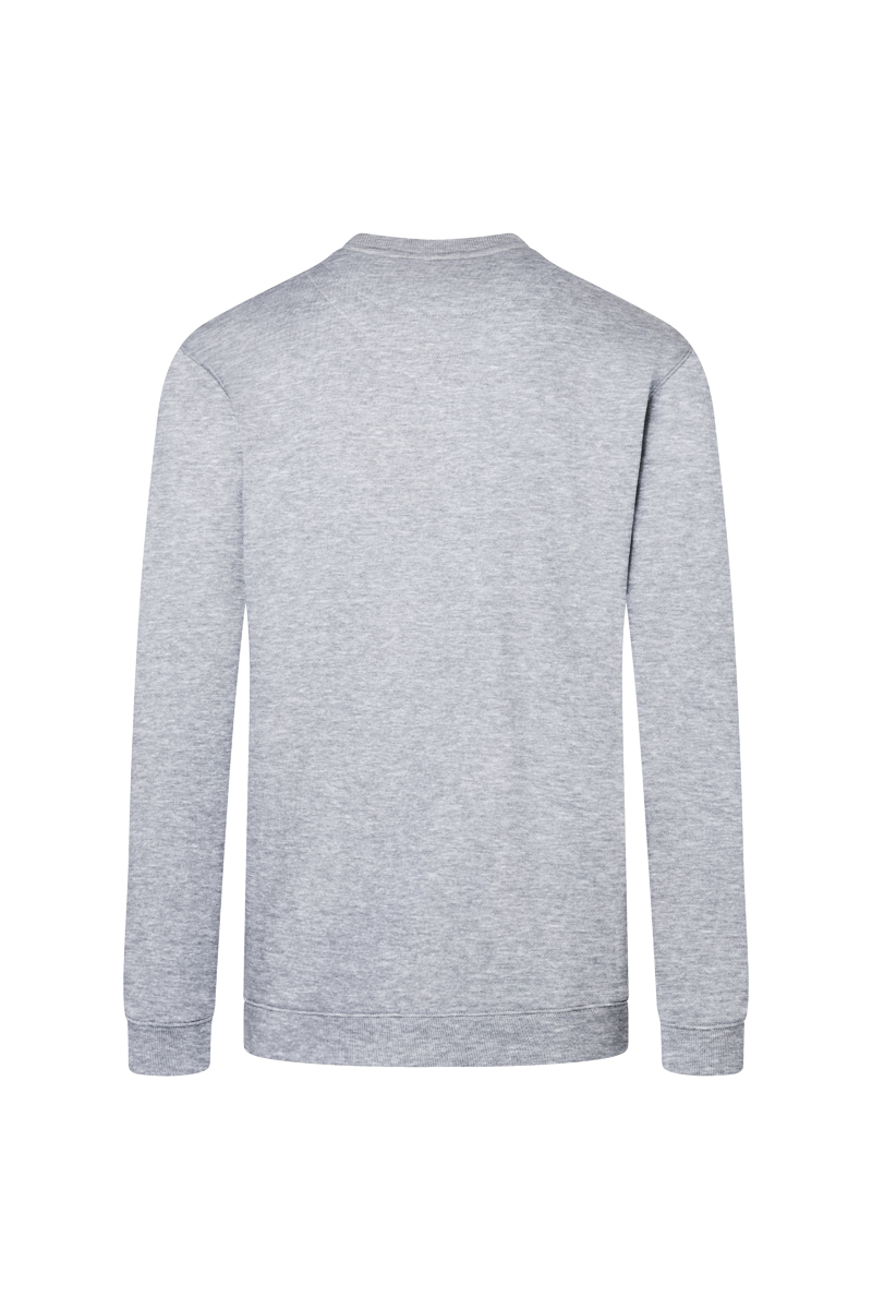 Herensweatshirt In Werkstijl, Gemaakt Van Duurzaam Materiaal - Platinagrijs Gemêleerd - XL