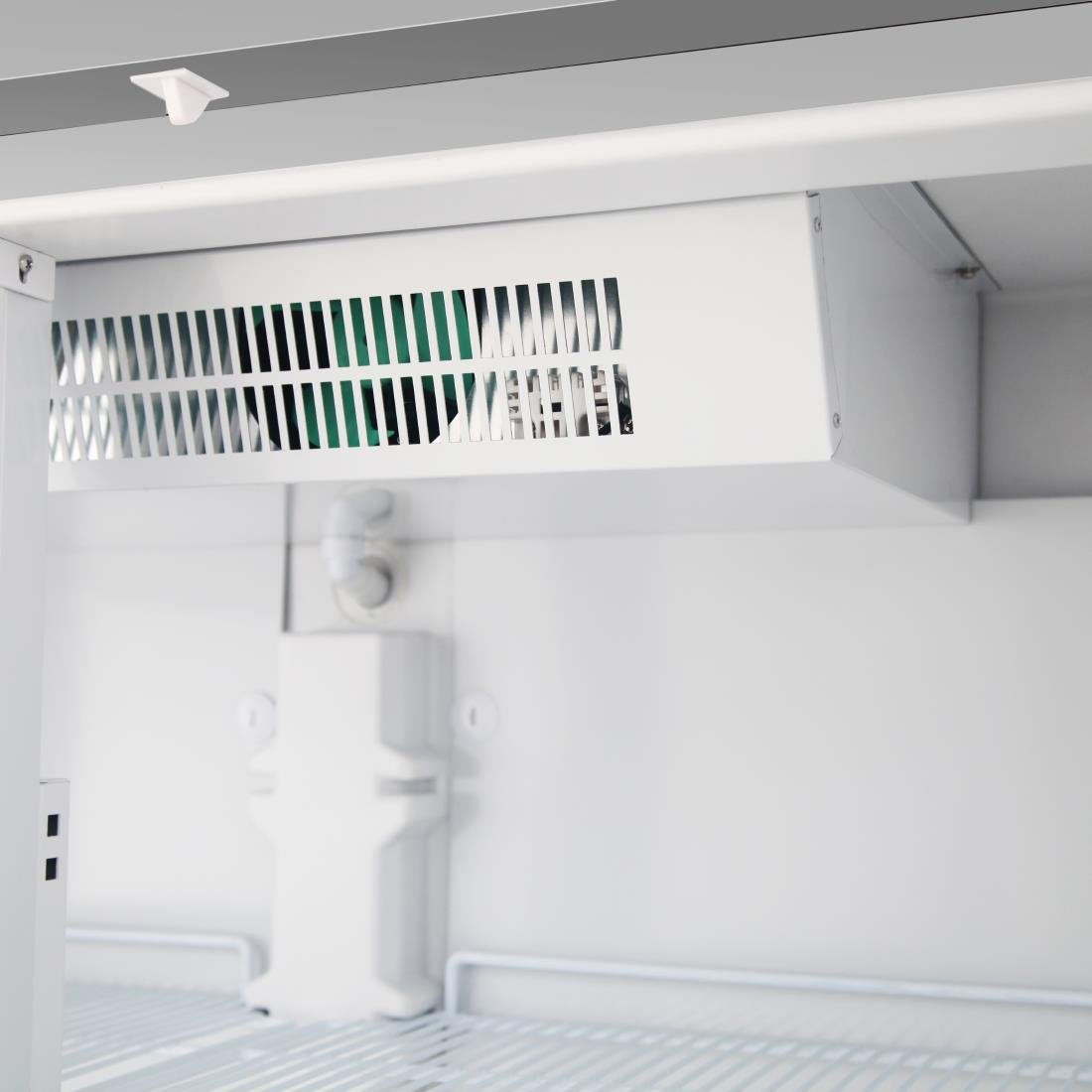 Polar C-series vriezer met dubbele deur roestvrij staal