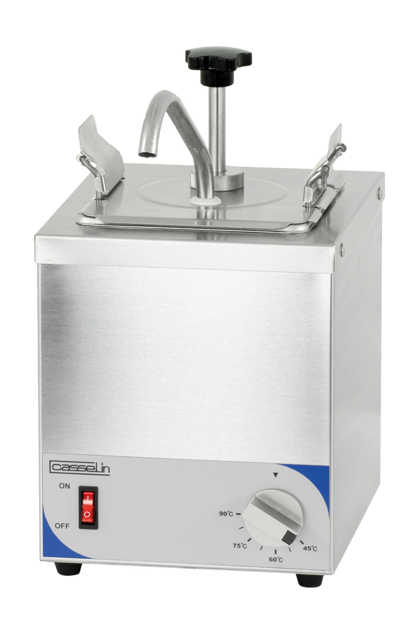 Verwarmde Pomp Dispenser | GN 1/6 | 200W | 206x330x(H)355mm