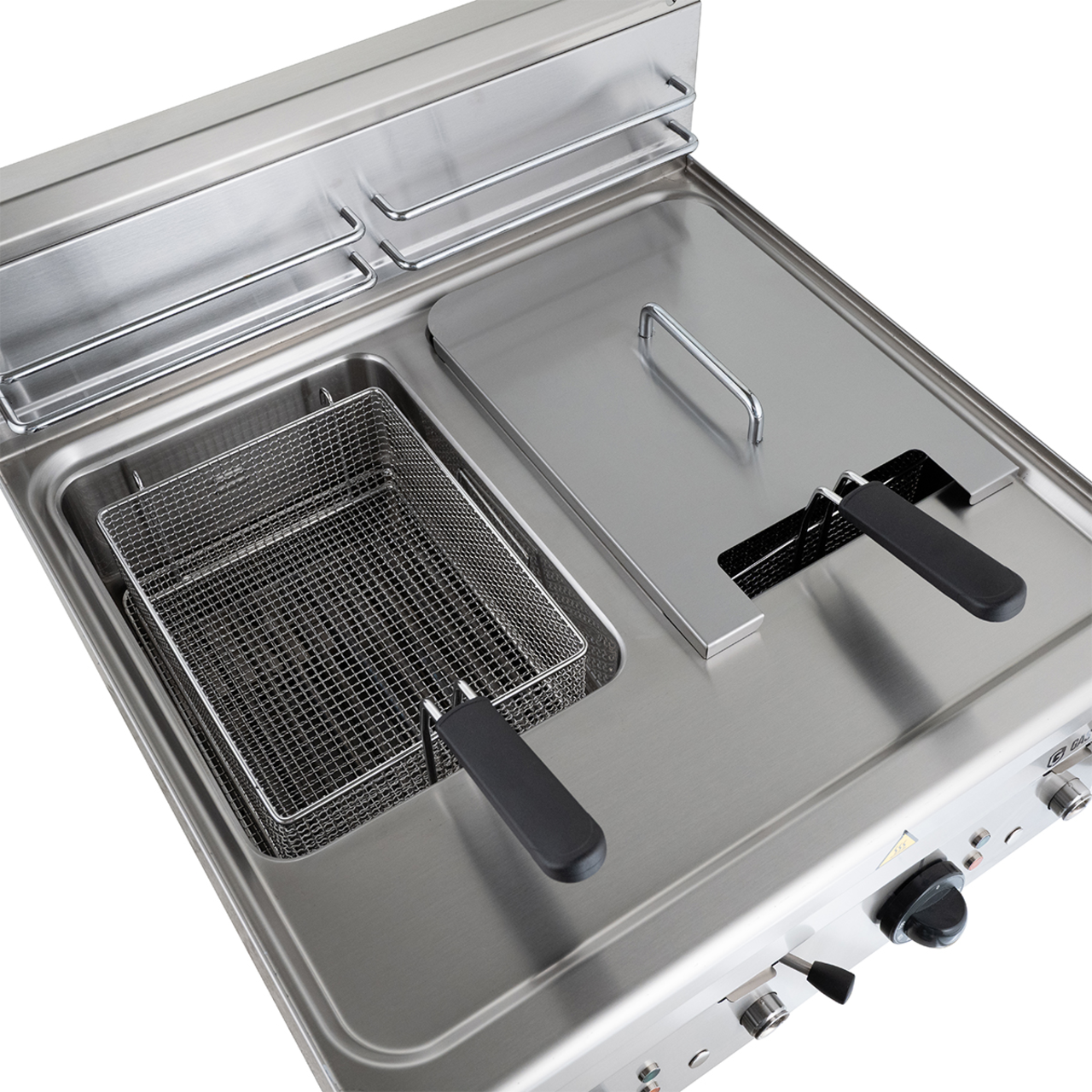 Elektrische friteuse Serie 600 - 60/60 - 8+8 Liter tafelmodel - 18 kW