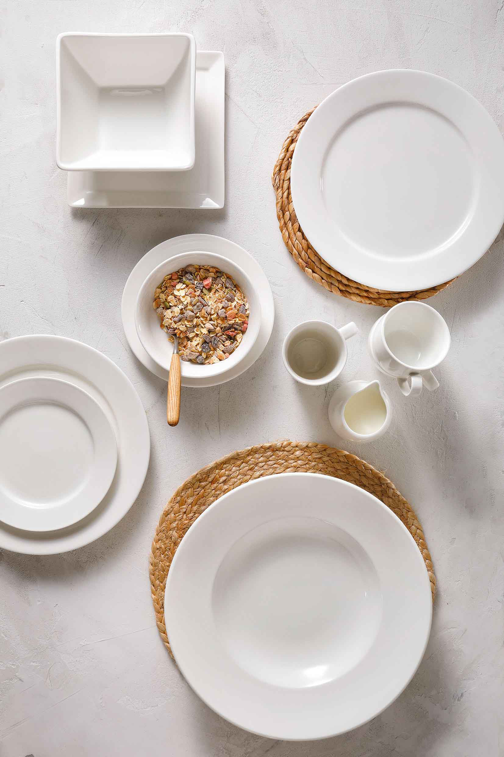 Koffiekop Royal Ivory 17.5 cl Offwhite Porselein