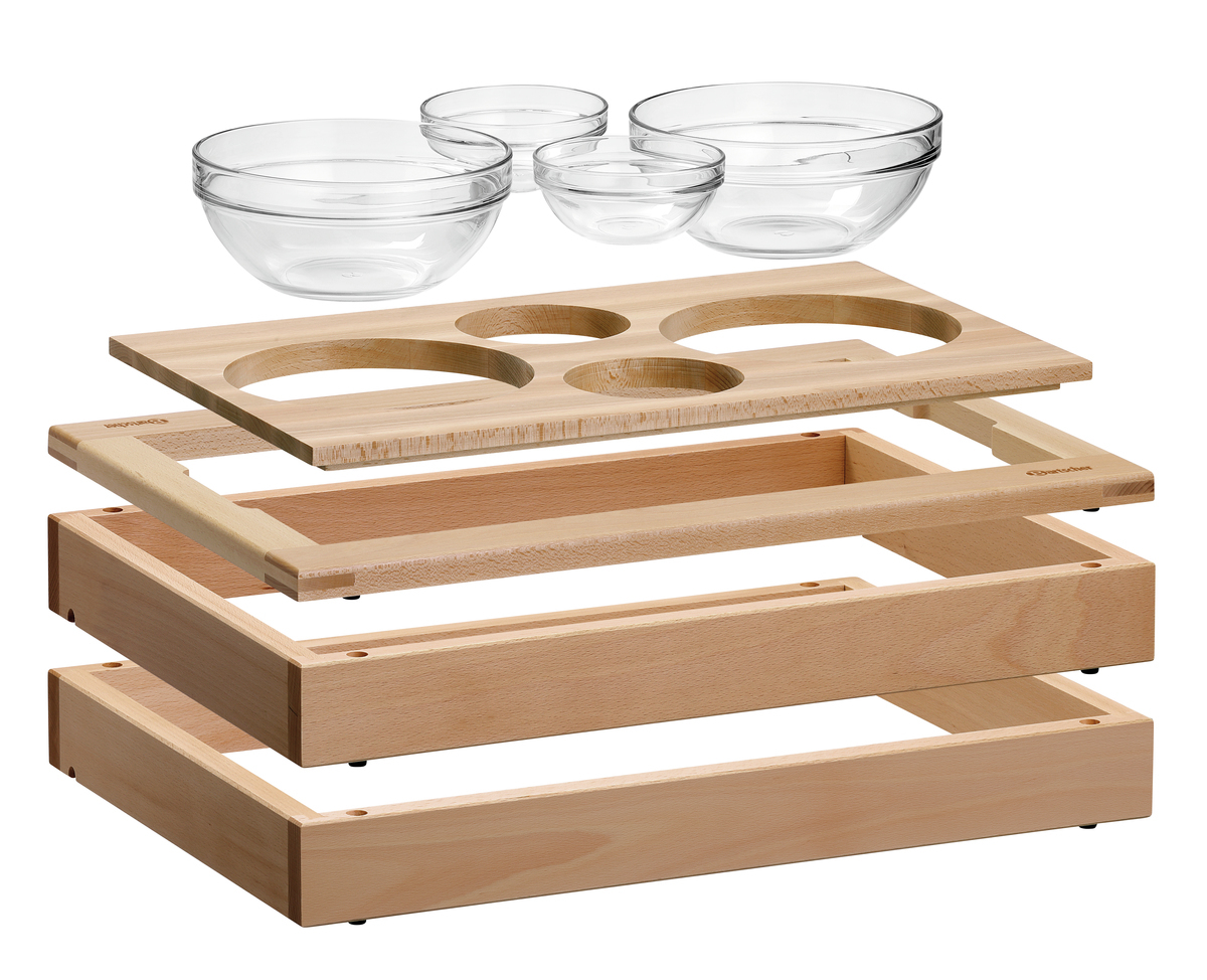 Abschlussrahmen Buffet-System