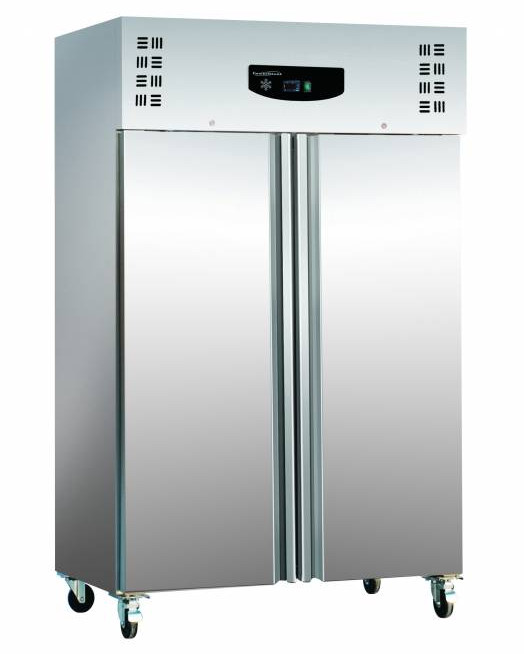 Kühlschrank Edelstahl+ Alu | 1200 Liter  Statisch | 6x 2/1 GN | 1345x815x(h)2010mm