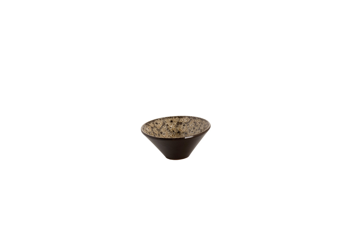 Schaal Sabana 10 cm 10 cl Bruin Wit Stoneware