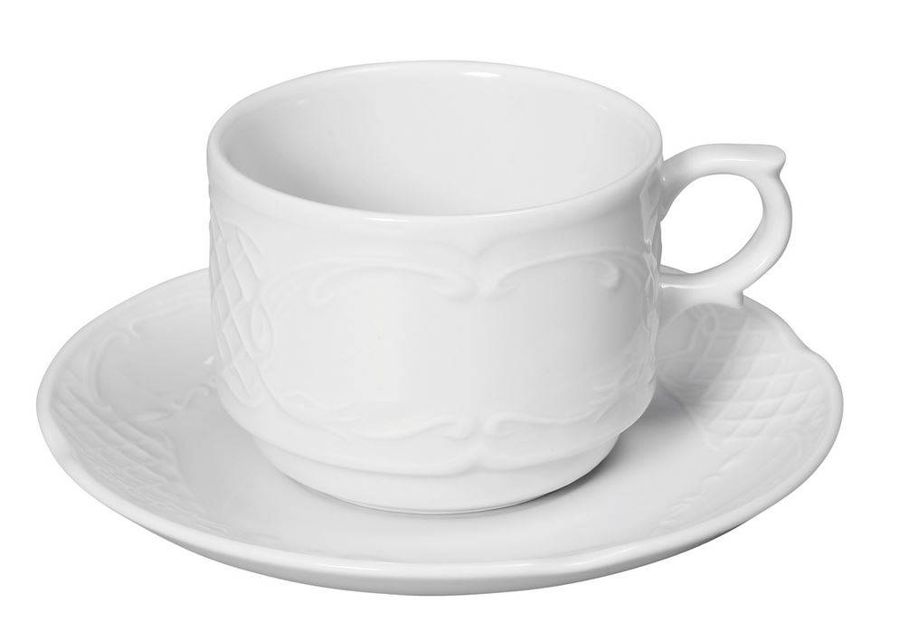Tasse à Mocha Flora - Porcelaine Blanche - 120ml