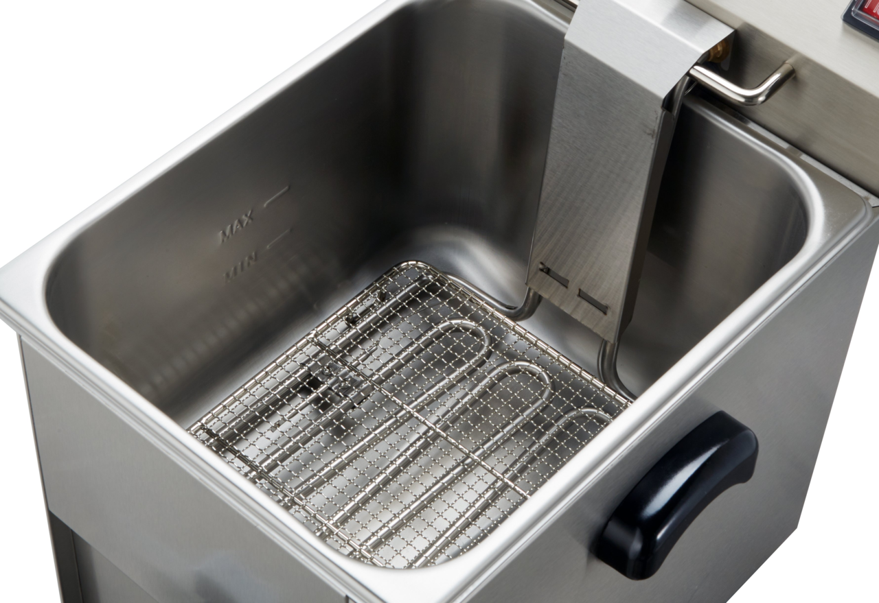 Elektrische friteuse ECO 10 liter met aftapkraan
