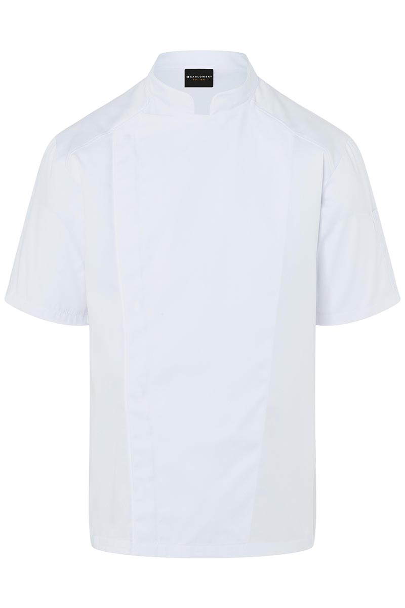Veste de cuisine à manches courtes Modern-Look - Blanc - 46