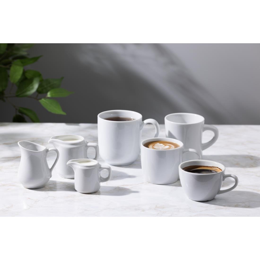 Olympia Whiteware Schmale Tasse 300ml (6 Stück) Olympia Whiteware Schmale Tasse 300ml (6 Stück)