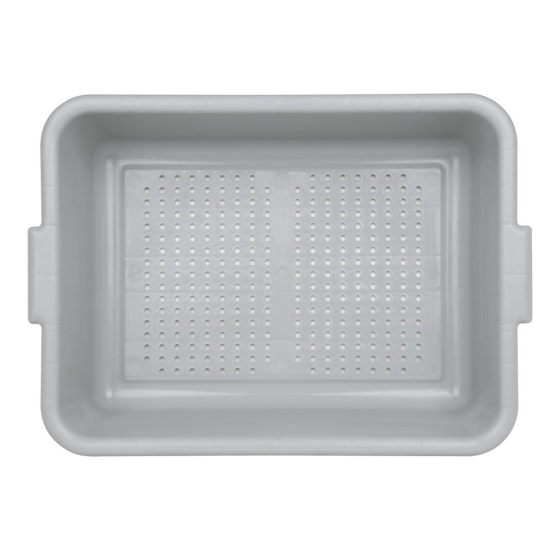 Vogue edlp plastic perforated storage box grijs