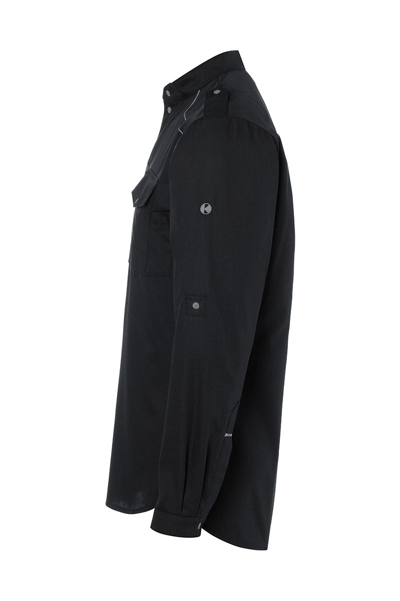 Chemise de cuisine New-Identity - Noir - 46