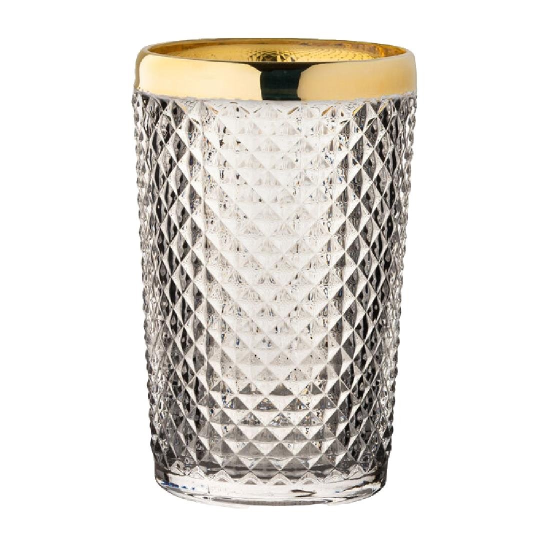 Verres hauts bord doré Dante Utopia 39cl (lot de 6) 