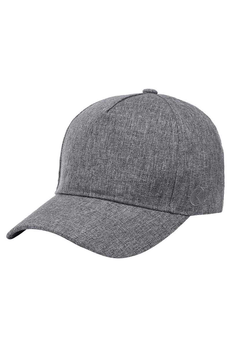 Baseballpet, Gemaakt Van Duurzaam Materiaal, Gerecycled Polyester - Grijs Gemêleerd