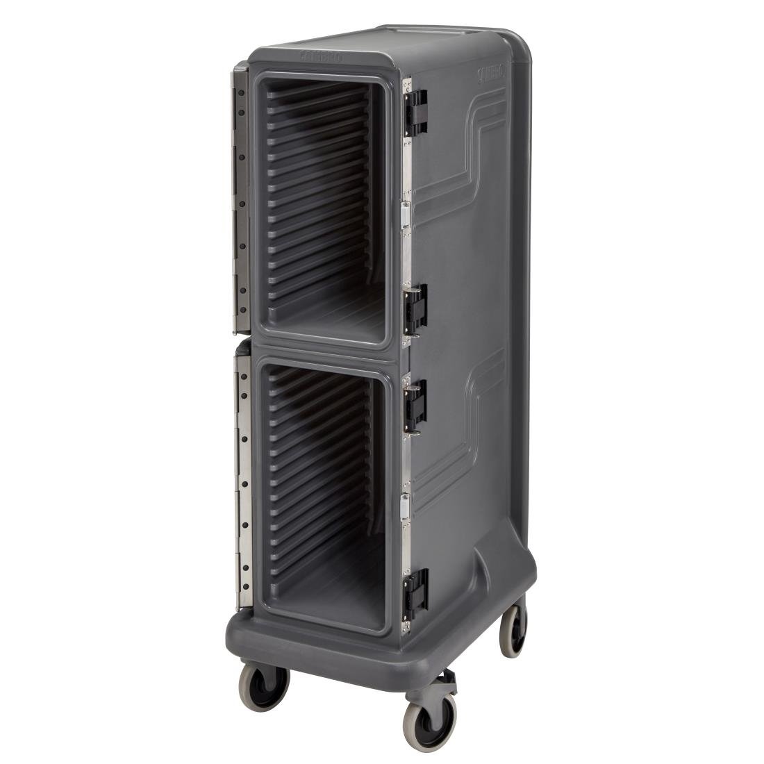 Cambro Ultra Pro Servierwagen, hoch, zweitürig, für warme und kalte Speisen, Anthrazit