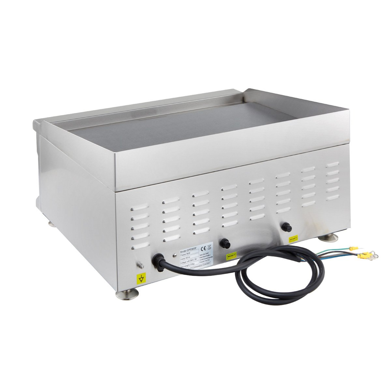 Elektro-Grillplatte Eco 596x398 glatt - Tischgerät