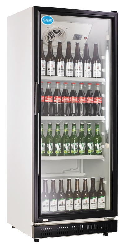 Flaschenkühlschrank | Rahmen Schwarz | 310 Liter | 620x635x1562mm