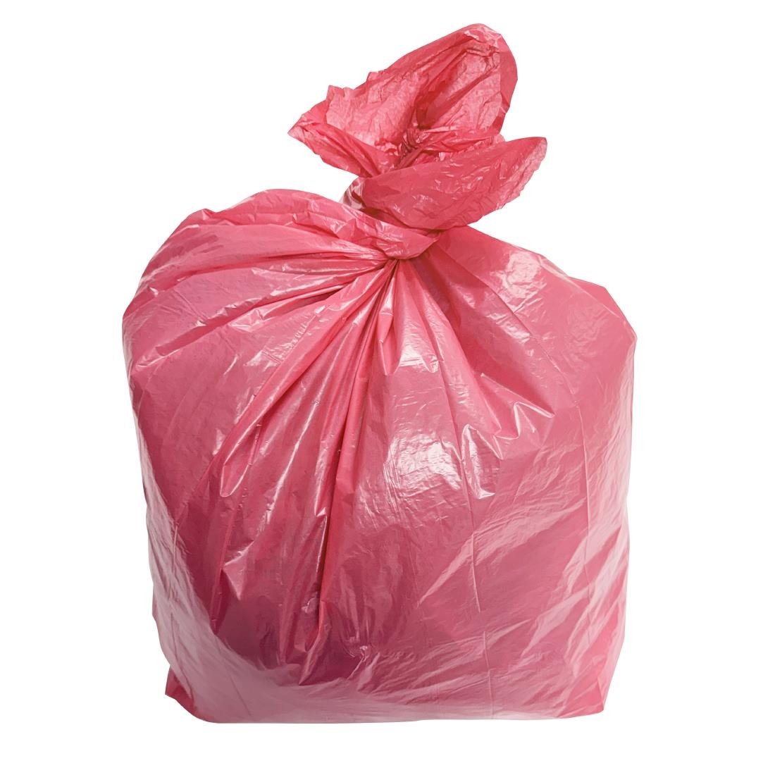 Sacs poubelle standard Jantex rouges 80L (lot de 200)