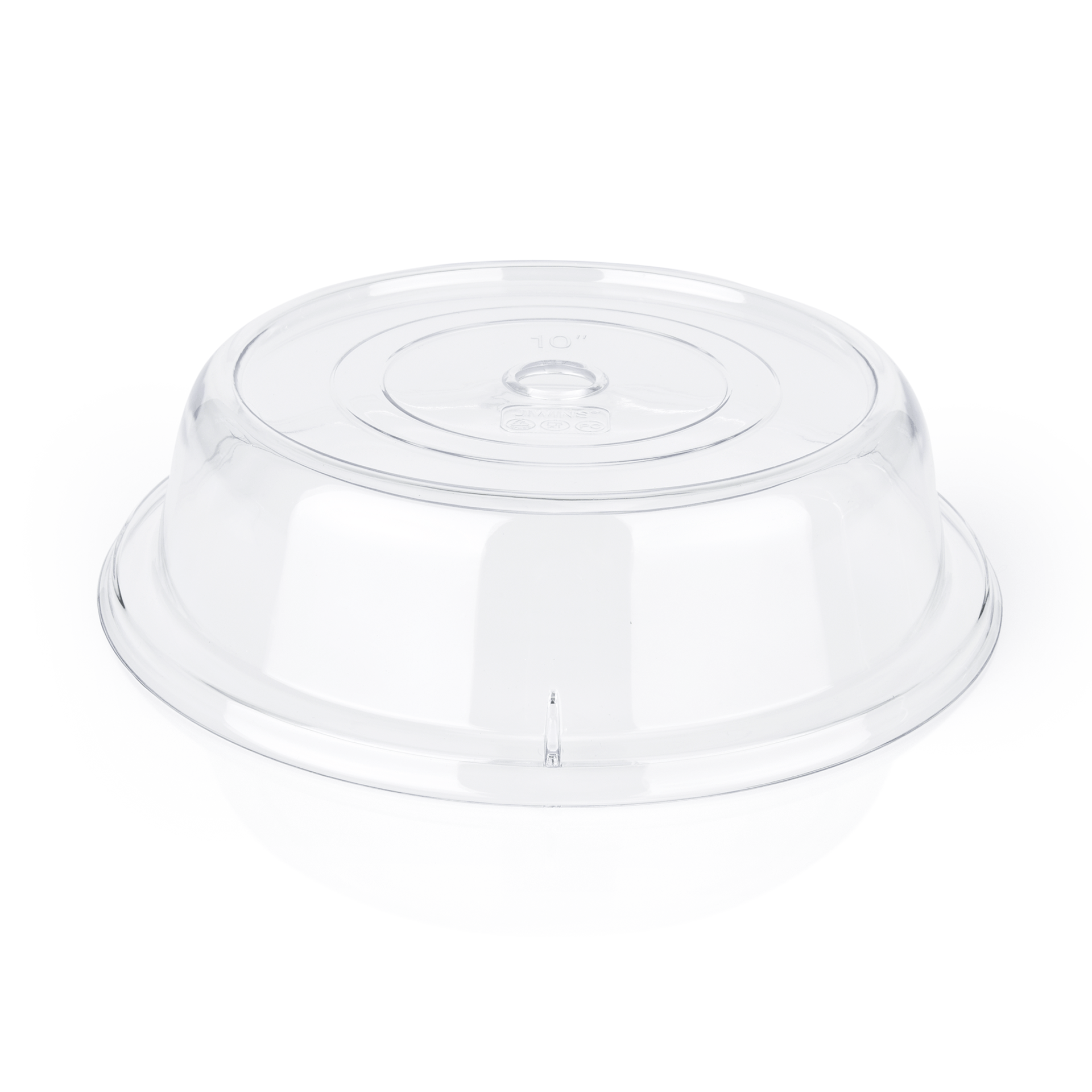 Tellerbel met condensopening, Ø 24 cm, polycarbonaat