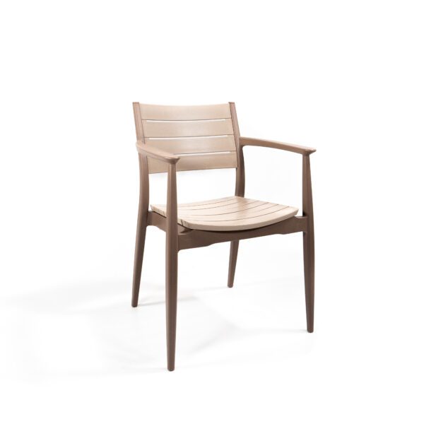 Stapelstoel Cork Brown-Cappucino
