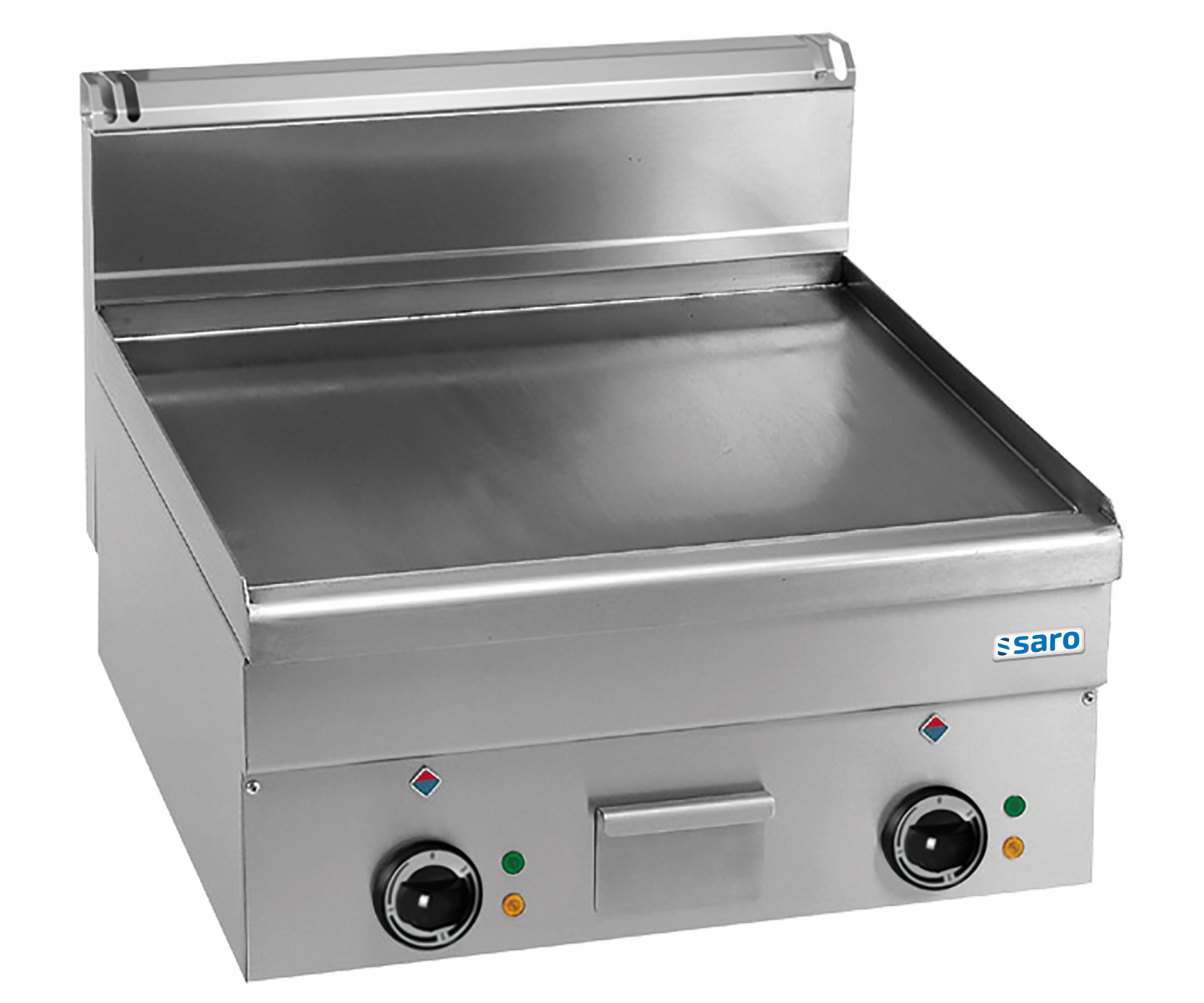 SARO Elektrogrillplatte, glatt, Aufti., 600x600, EFT66L