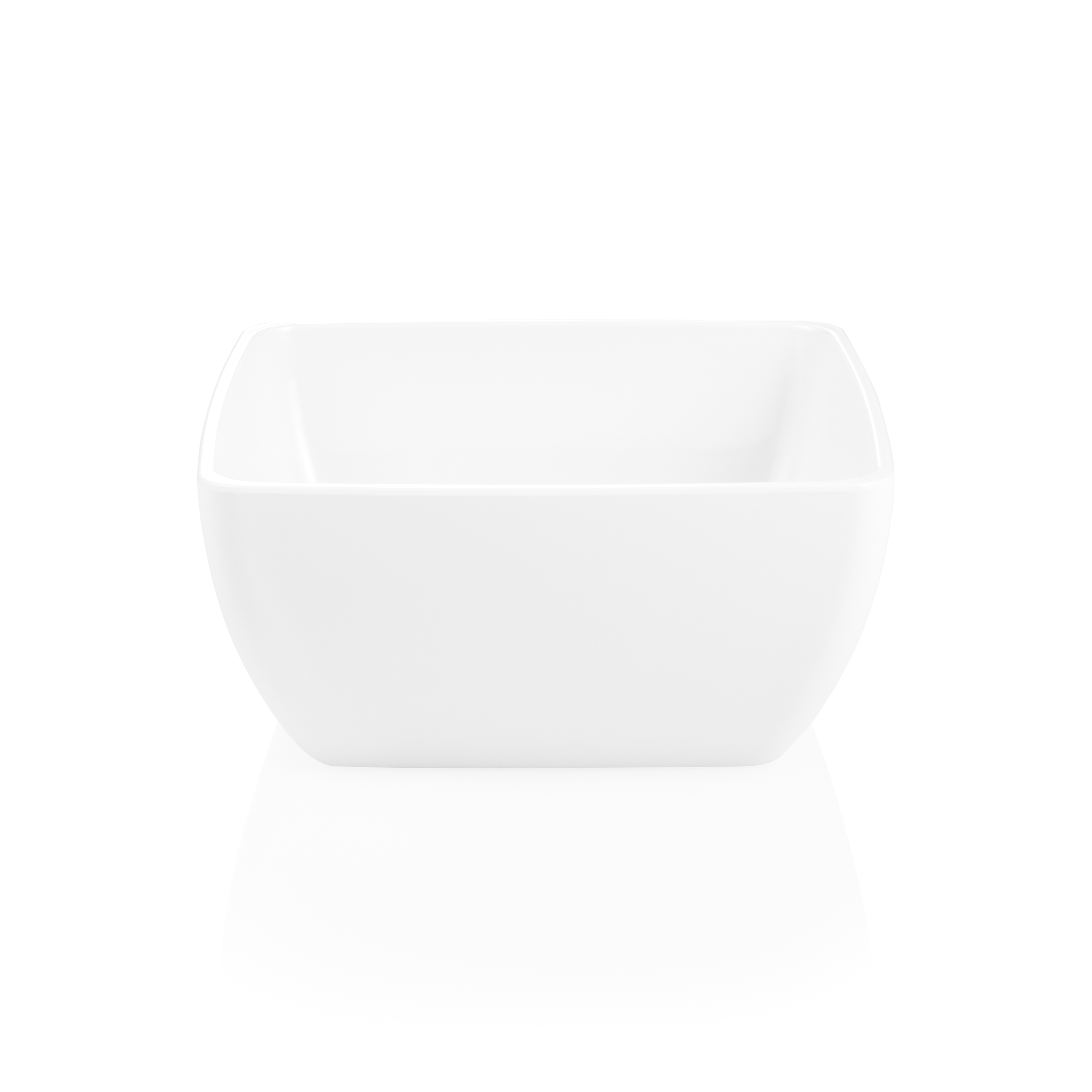 Schaal DAY & NIGHT, 25 x 25 x 11,5 cm, wit, melamine
