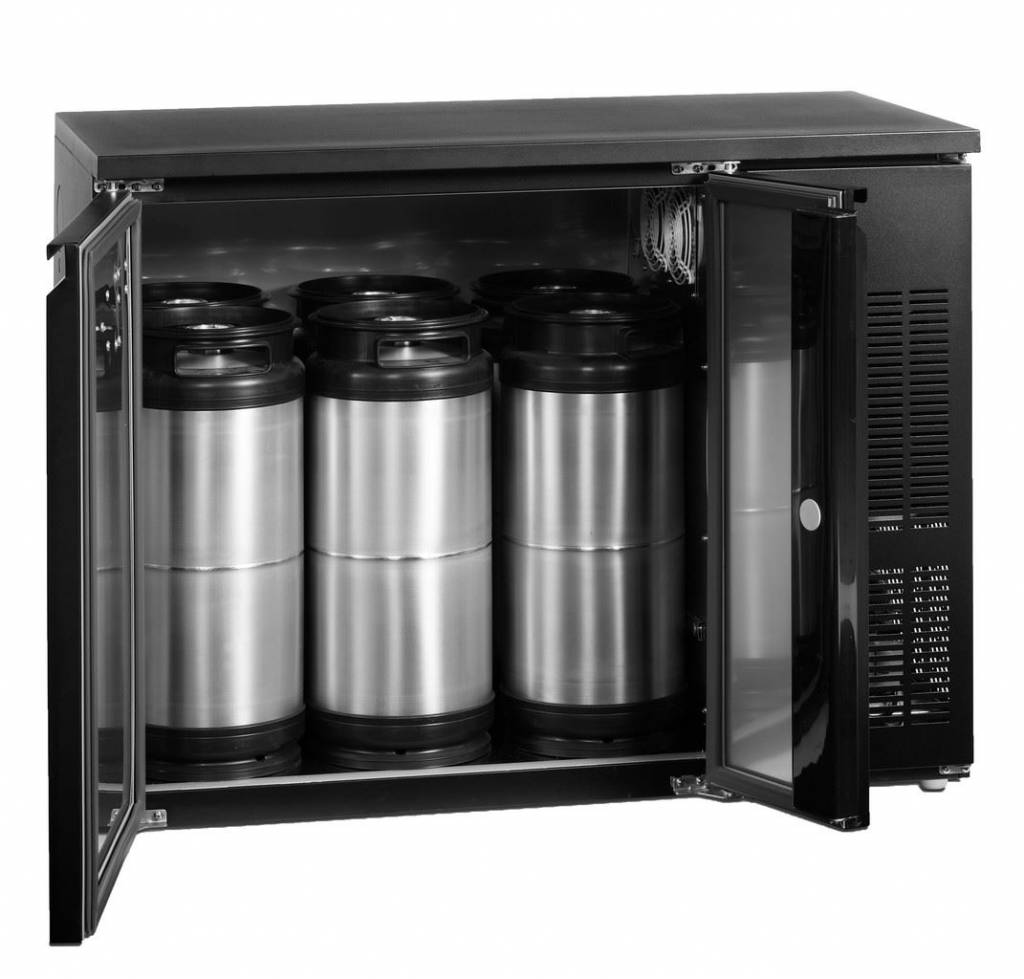 Réfrigérateur pour Fûts | Noir | Voor 6x 20 Litres Vaten | CKC4 | Esta |111x59x(H)86cm