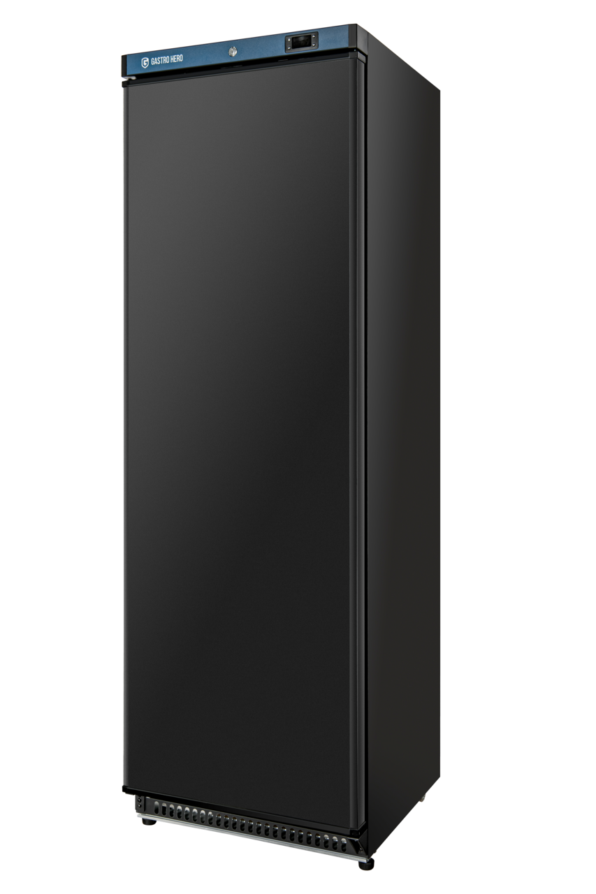 Armoire réfrigérée ECO 400, intérieur en plastique, noir