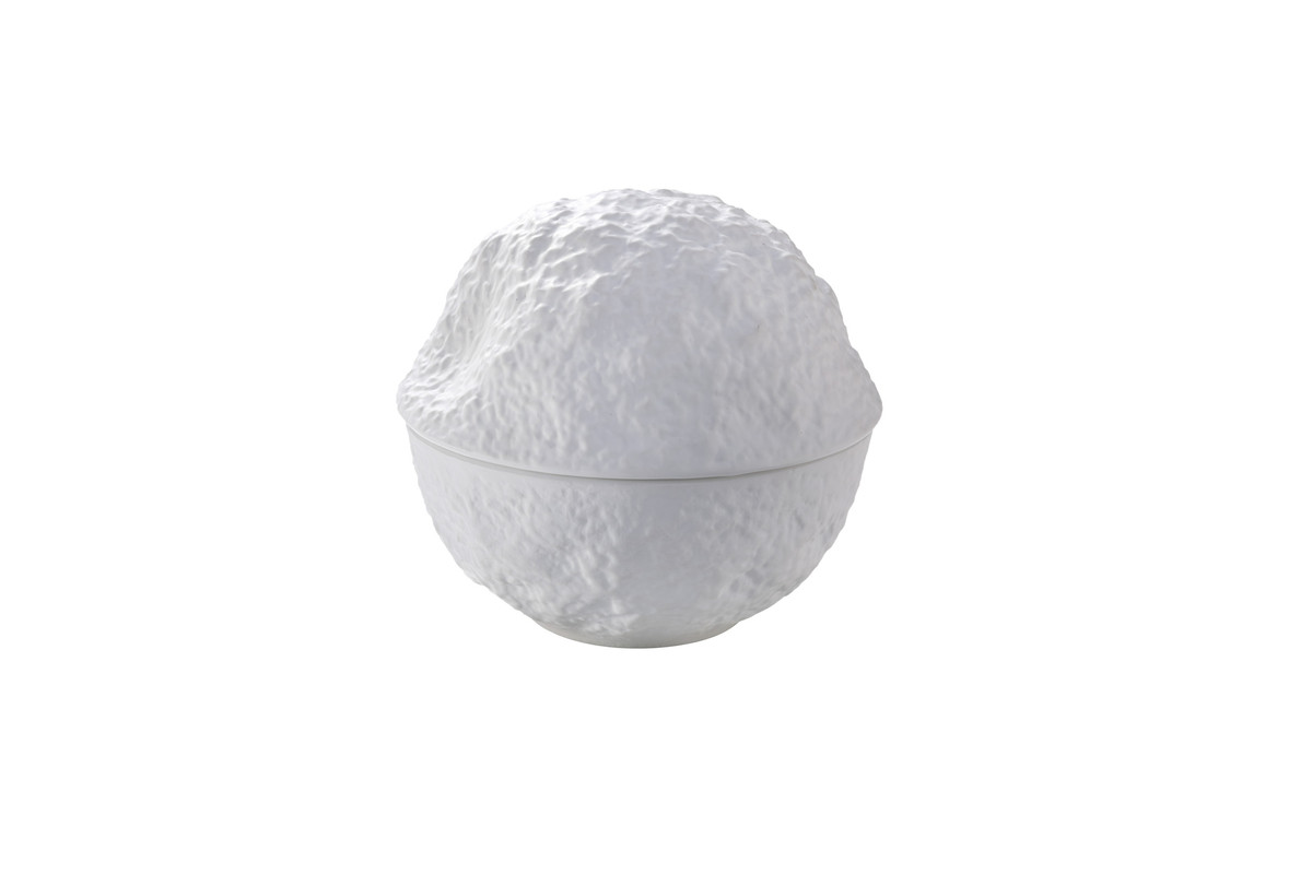 Schaal Calcaire 14.5 cm Wit Porselein