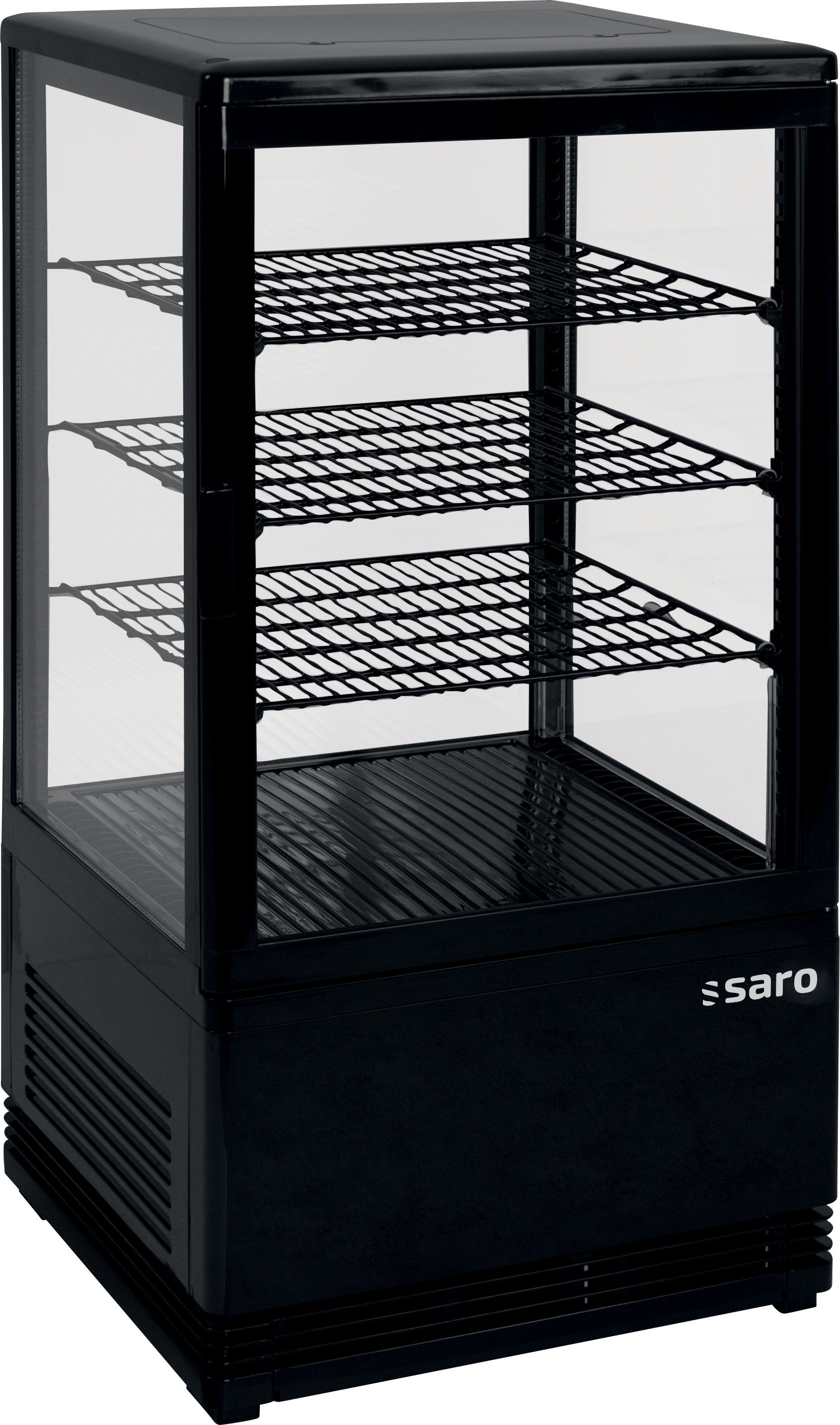 Vitrine réfrigérée à air pulsé SARO Mini, 68 litres, SC 70 noir