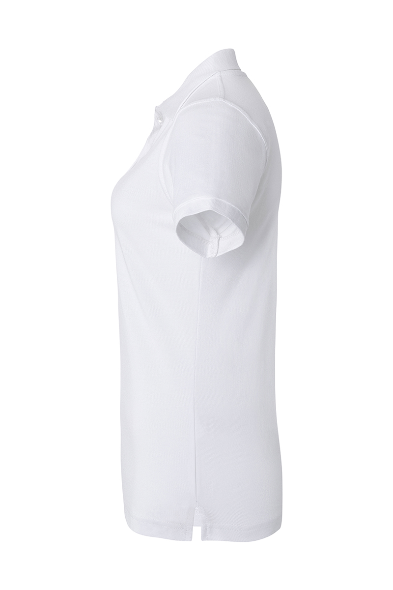 Damen Workwear Poloshirt Basic - Weiß - L
