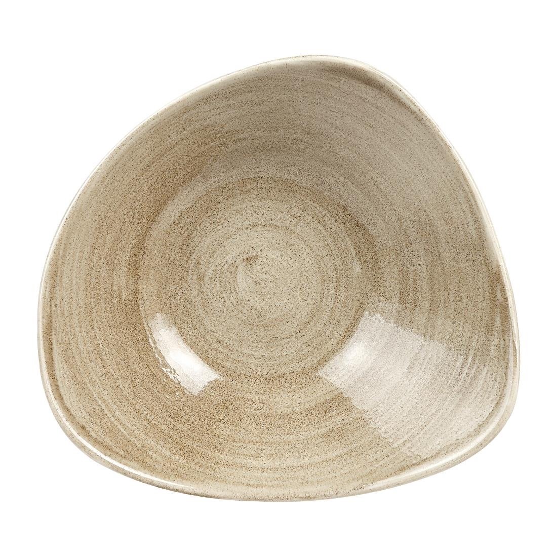 Churchill Stonecast Patina Antike Dreiecksschalen, Taupe, 235 mm (12 Stück)