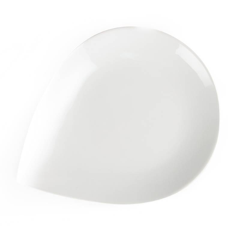 Bord Druppelvorm | Olympia Wit Porselein | 255x207x37mm | 6 Stuks
