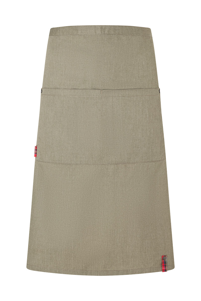 Tablier de bistro Denim-Style ROCK CHEF-Stage2 - Vintage Moss Green