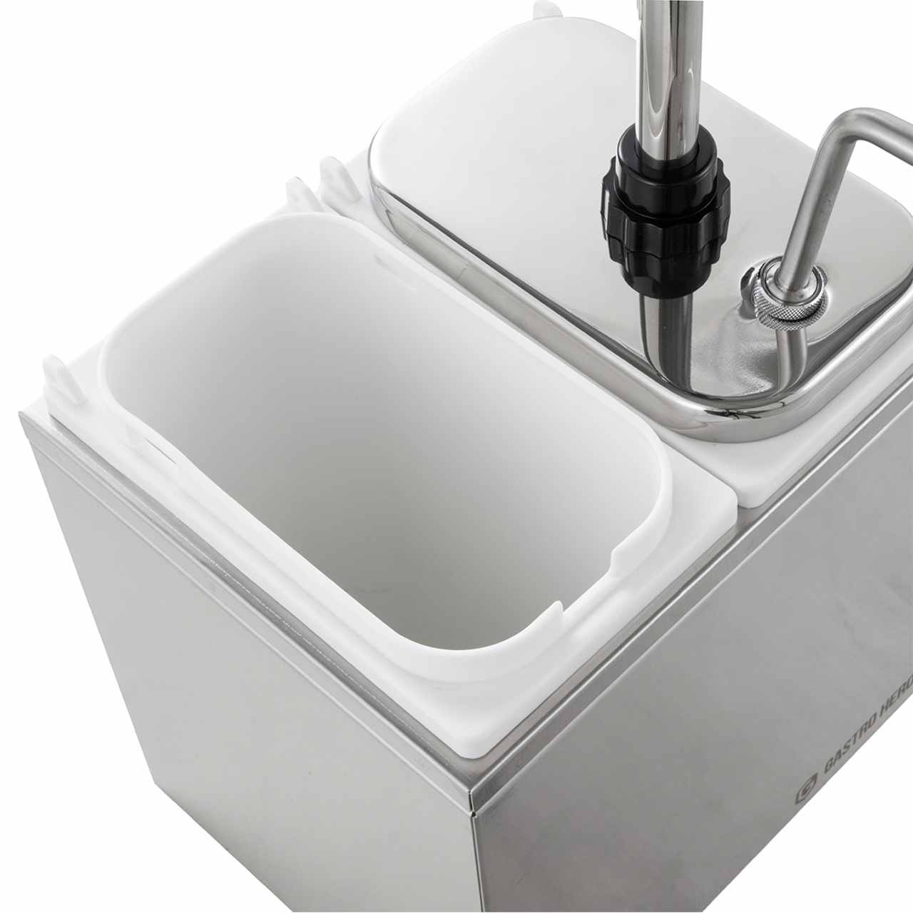 Sausdispenser - 2 x 3 Liter - Doseerpomp RVS