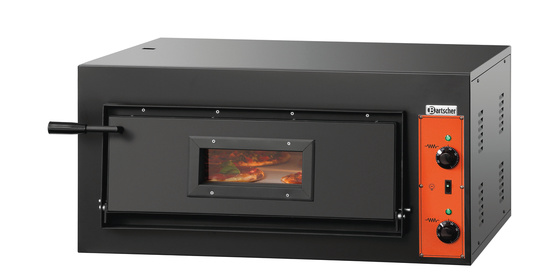 Pizza Oven Enkel Elektrisch | 4 Pizza's 30cm | 400V | 4,2kW | 890x860x(H)430mm