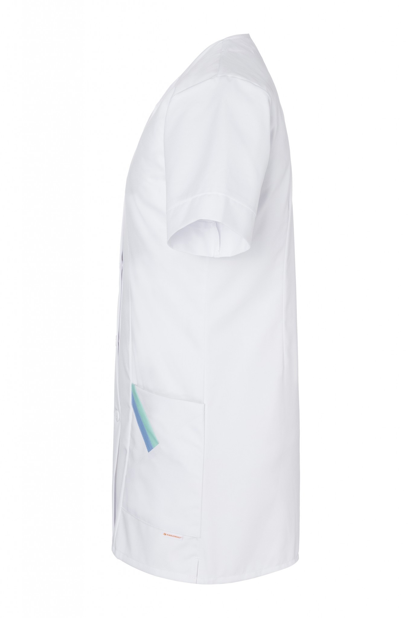Kasack Melanie - Weiß - 65% Polyester / 35% Baumwolle - Erhältlich in 10 Größen