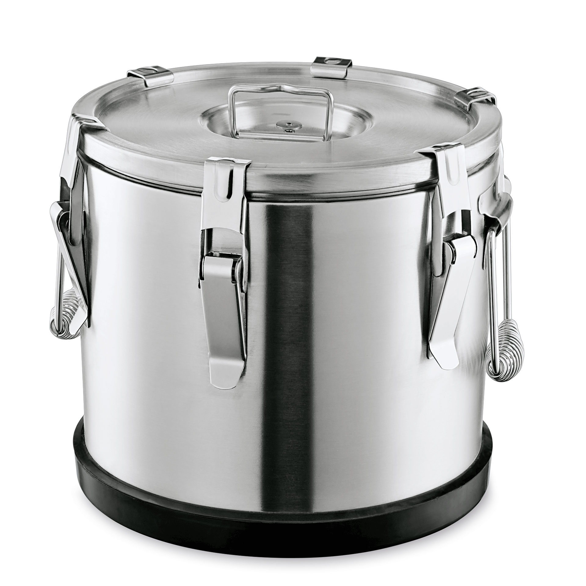 Conteneur isotherme de transport des repas, 35 litres, Ø 42 cm, acier inoxydable chrome-nickel