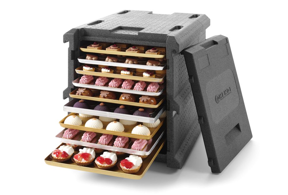 Thermobox 9x 600x400mm - Profi Line - 128L - 540x700x(H)640mm
