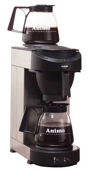 Kaffeemaschine Animo 10502 | M100 | Inkl.  2 x Glaskannen 1,8 Liter | 2250W | 205x380x(h)625mm