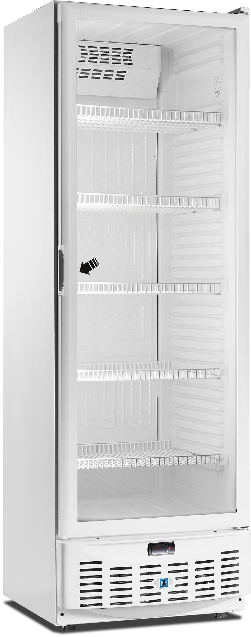 Kühlschrank mit Glastür - weiß, Modell ARV 400 SC PV