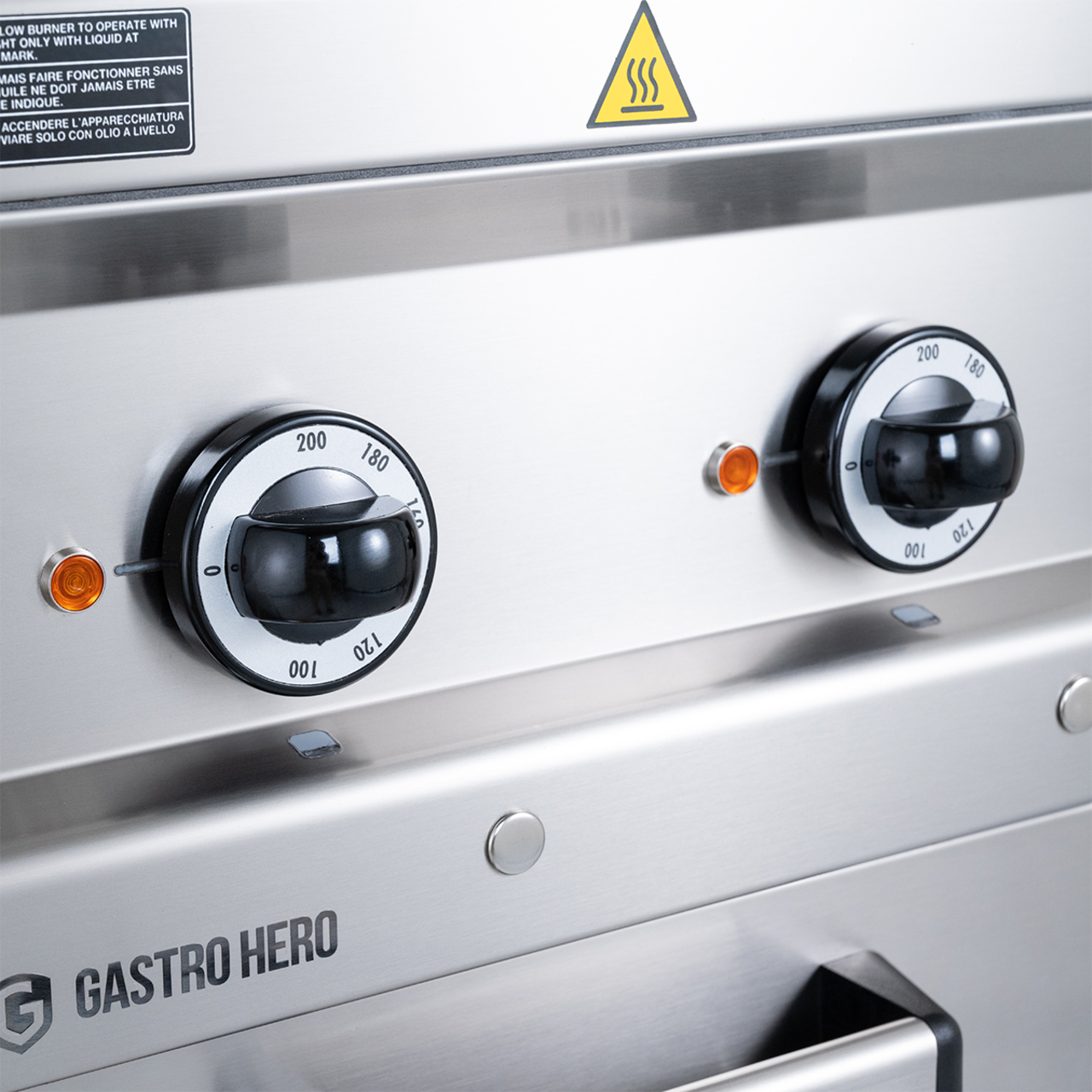 Elektrische friteuse serie 700 - 40/70 - 7+7 liter