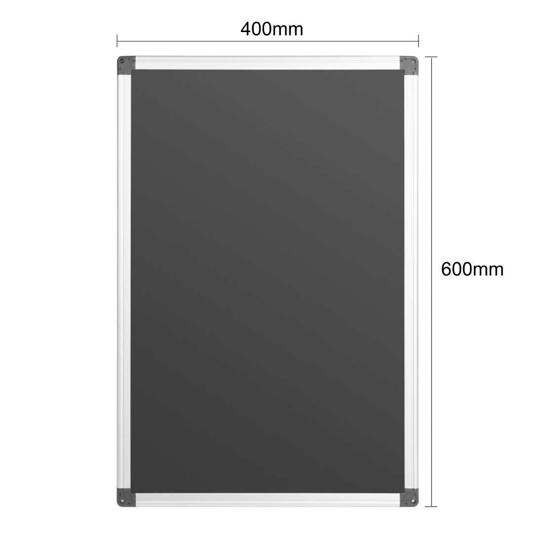 Olympia Schwarzes Magnetisches Brett 400x600mm