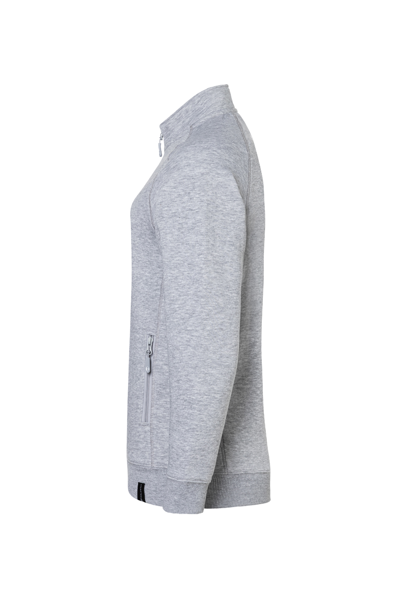 Veste en sweat de travail pour femme Soft-Face, en matière durable - Gris Platine Chiné - L
