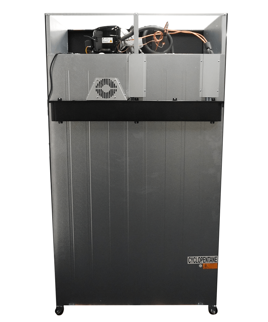 Koelkast 2 Glasdeuren Zwart Irm-770R Bl Koelkast 2 Glasdeuren Zwart Irm-770R Bl
