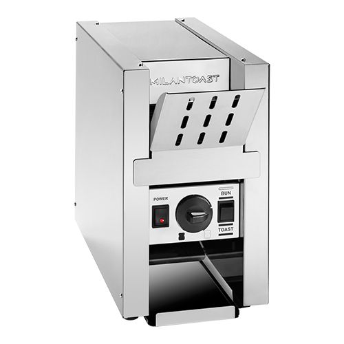 Toaster Convoyeur INOX | avec Plateau chauffé | 800Watt | 220x510x(H)370mm