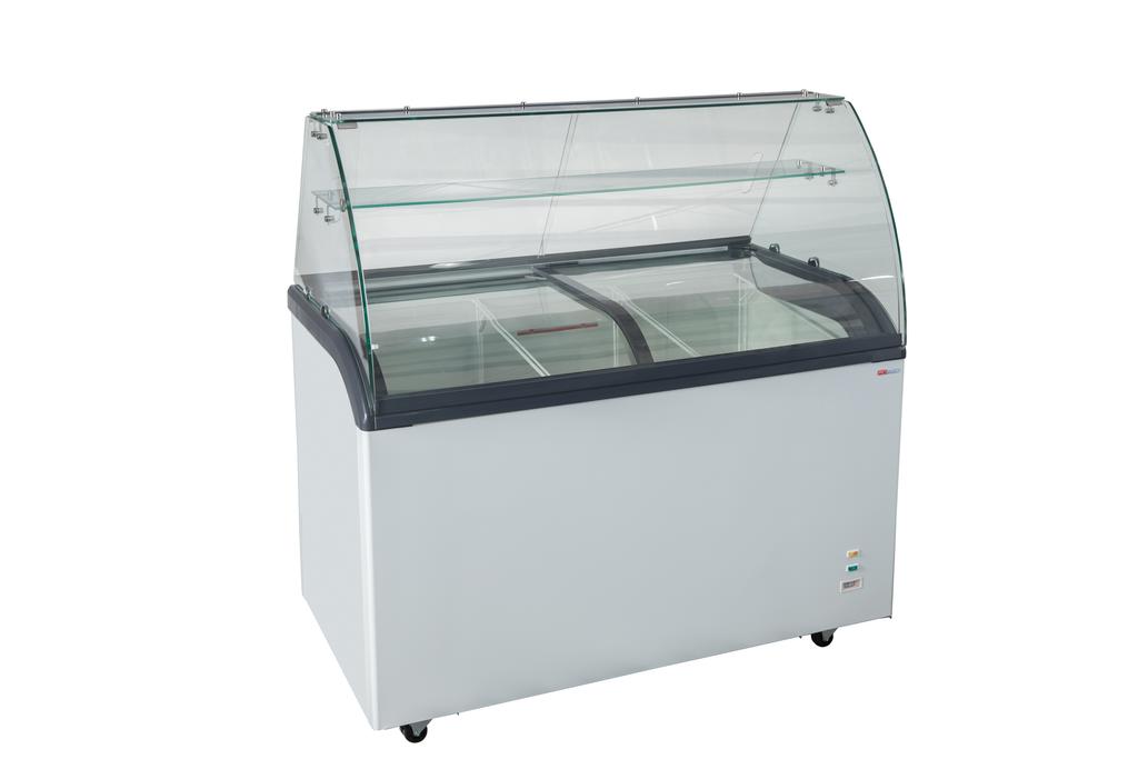 Schepijsvitrine - 9x5L -  278L 