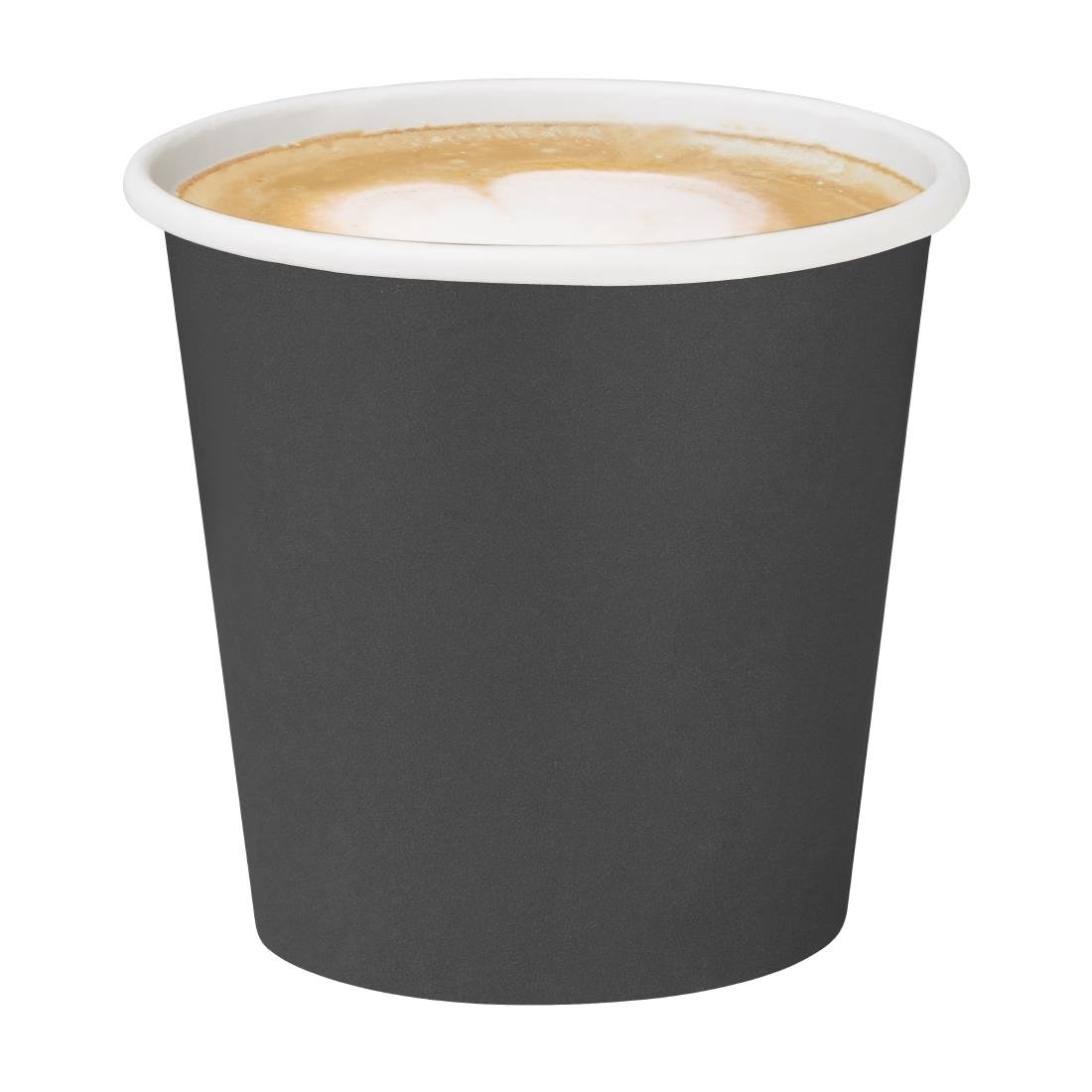 Fiesta Recyclable Hot Cups Einwandig Schwarz 177ml (1000 Stück) Fiesta Recyclable Hot Cups Einwandig Schwarz 177ml (1000 Stück)