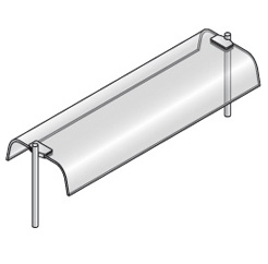 Structure supérieure avec diamant courbé, double