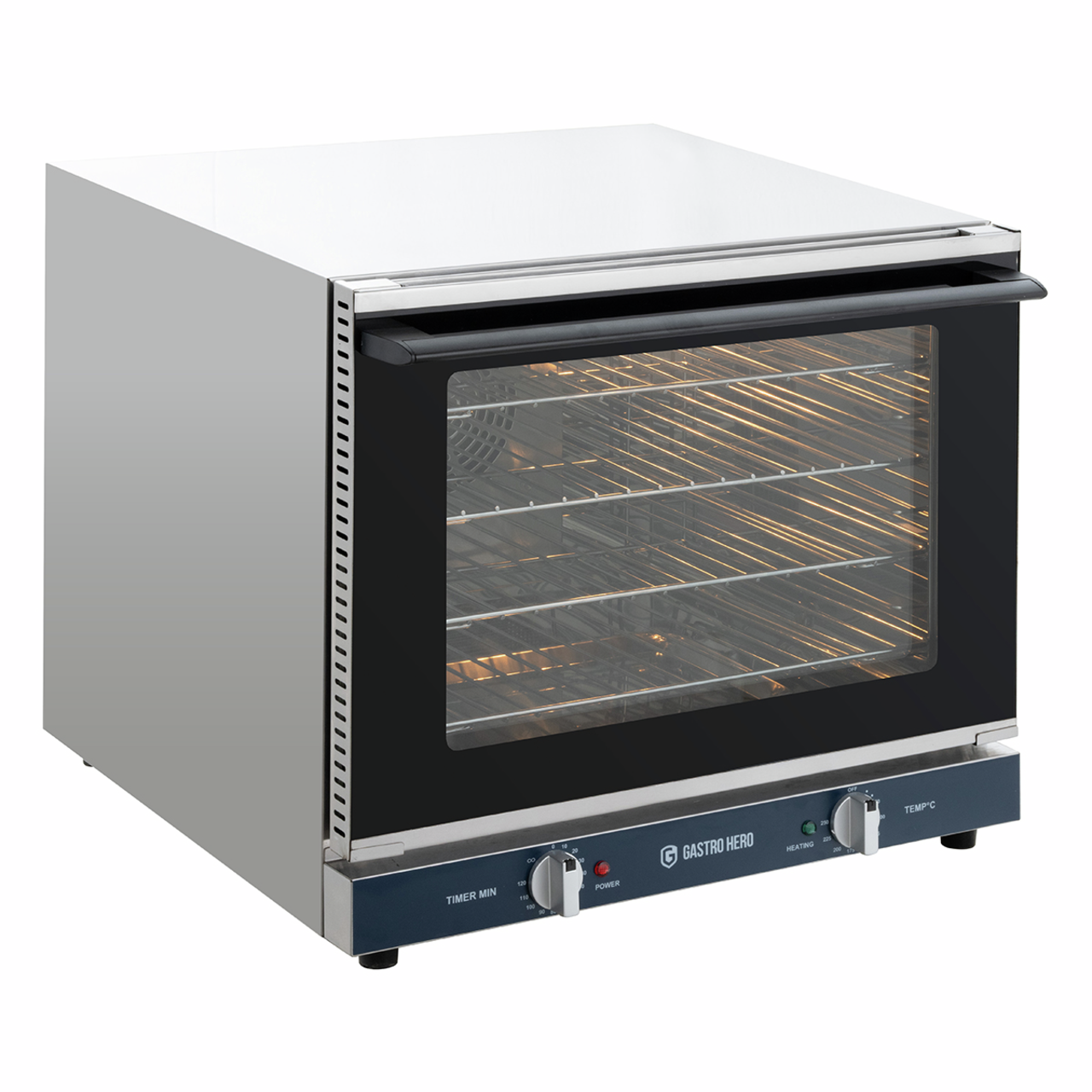 Heteluchtoven ECO - Manueel - 4x GN 2/3 - 2,8 kW - 230V
